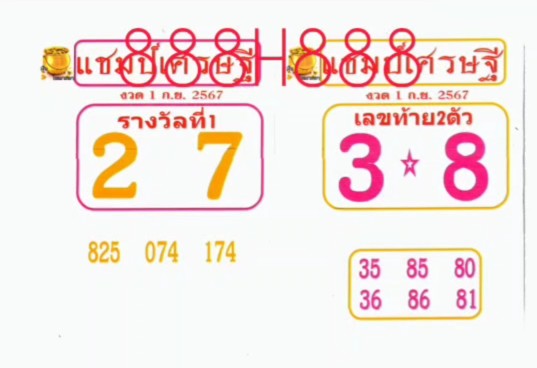 หวยแชมป์เศรษฐีแชมป์บนวิ่ง2ตัวมาตัว